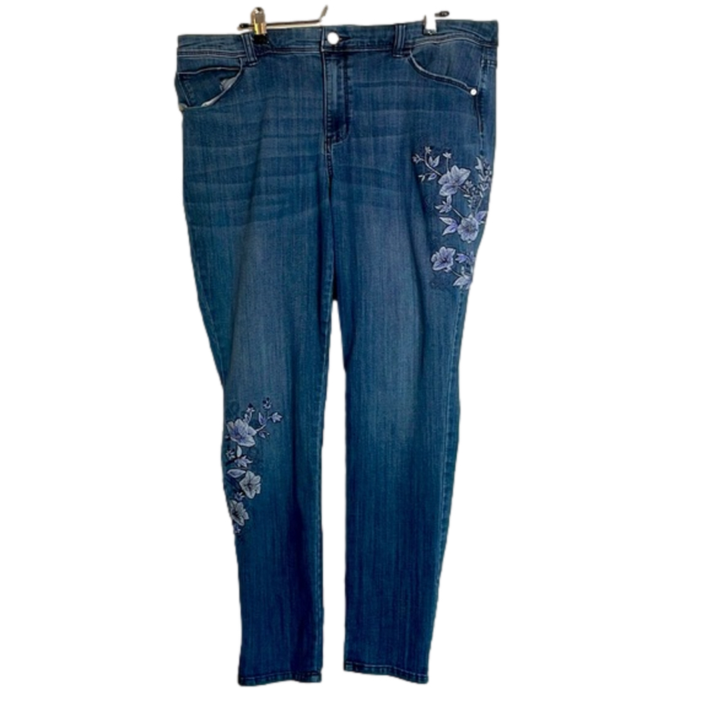 Simply Vera Embellished Jeans, 18W
